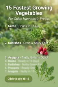 Ultimate Guide: 15 Fastest Growing Vegetables