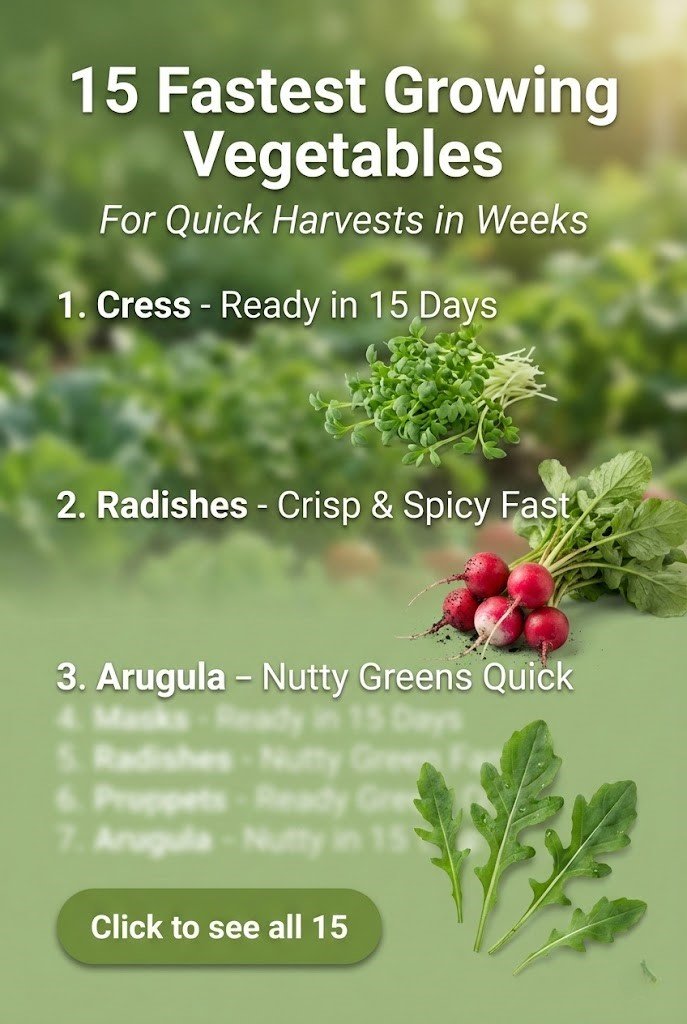 Ultimate Guide: 15 Fastest Growing Vegetables