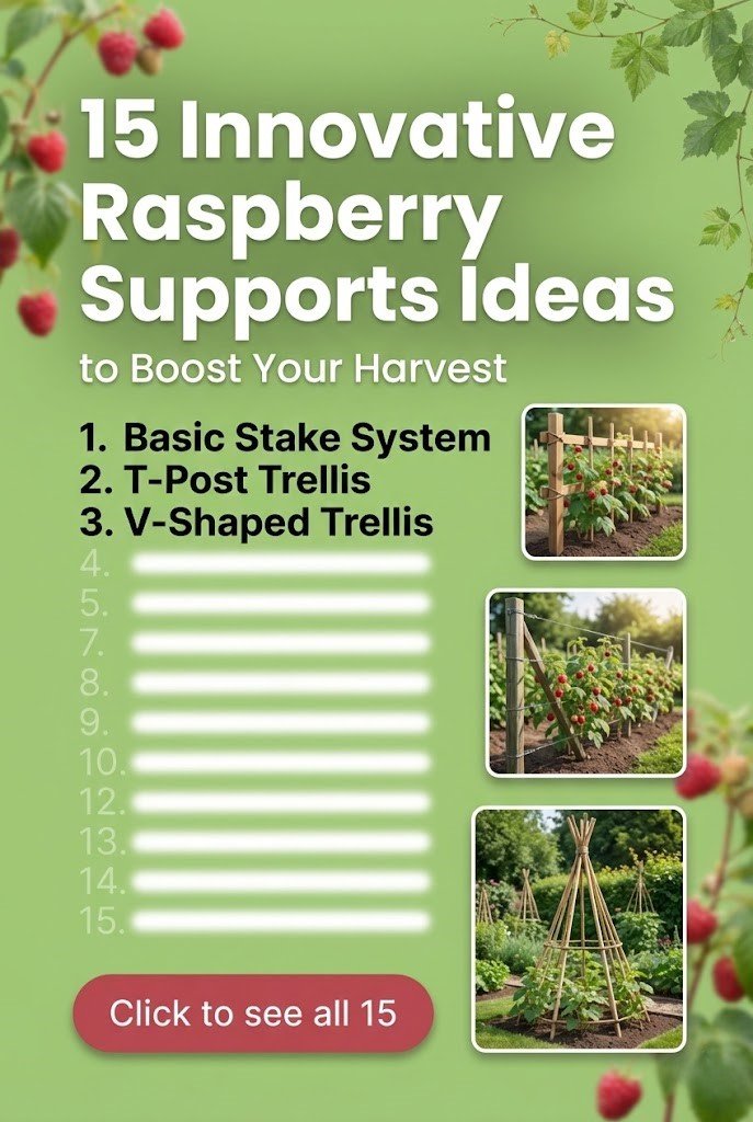 15 Easy Raspberry Supports Ideas for Bigger Yields