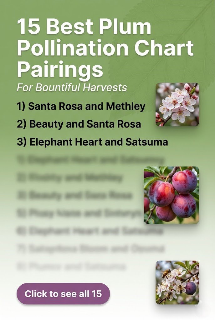 15 Best Plum Pollination Chart Pairings for Bountiful Yields