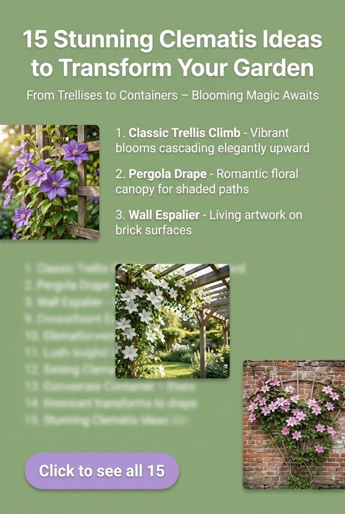 15 Stunning Clematis Ideas for Garden Magic