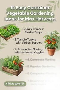 Ultimate 15 Container Vegetable Gardening Ideas for Experts