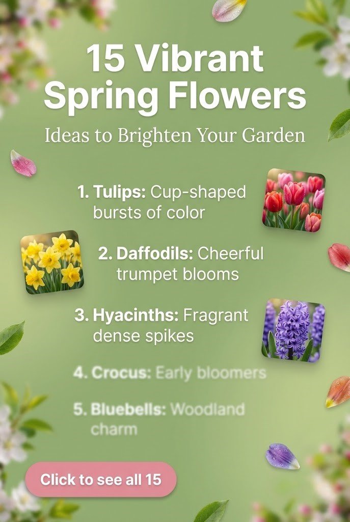 15 Vibrant Spring Flowers to Brighten Your Garden