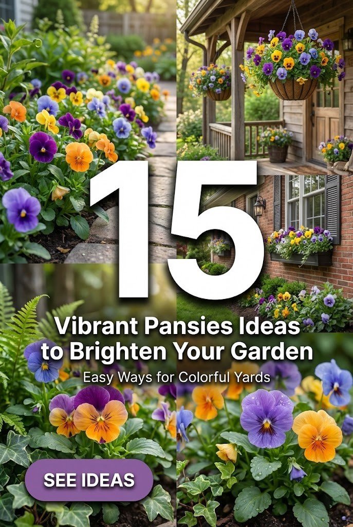 15 Vibrant Pansies Ideas to Brighten Your Garden