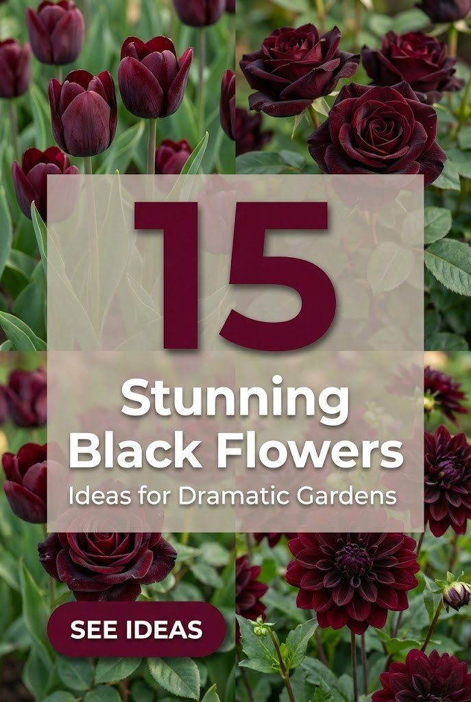 15 Stunning Black Flowers for Dramatic Garden Impact