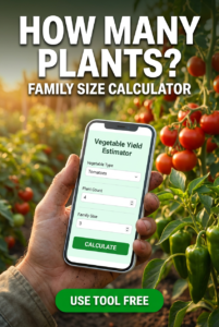 Accurate Vegetable Yield Estimator & Planting Guide
