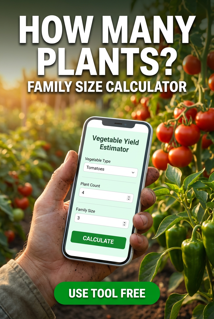Accurate Vegetable Yield Estimator & Planting Guide