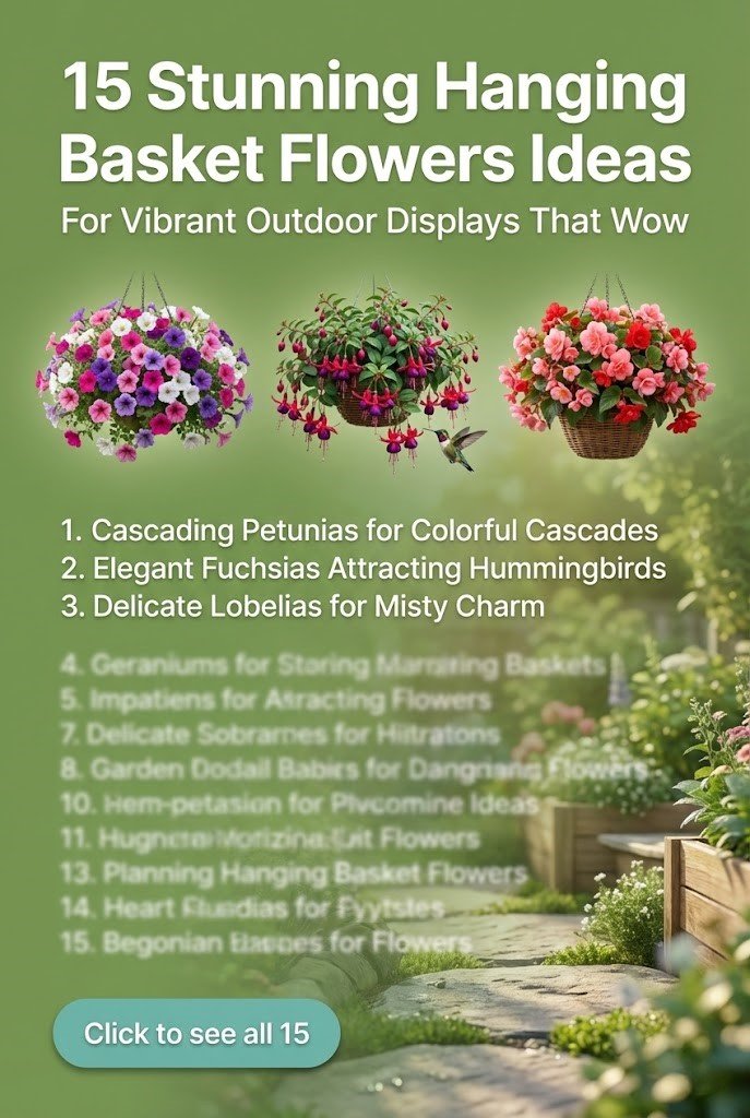 15 Stunning Hanging Basket Flowers for Vibrant Displays