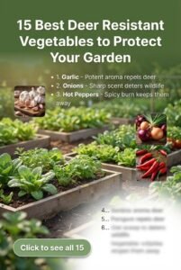Ultimate 15 Deer Resistant Vegetables Guide for Gardeners