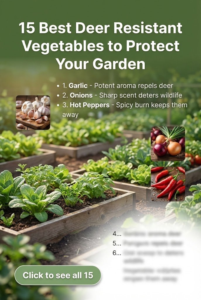 Ultimate 15 Deer Resistant Vegetables Guide for Gardeners