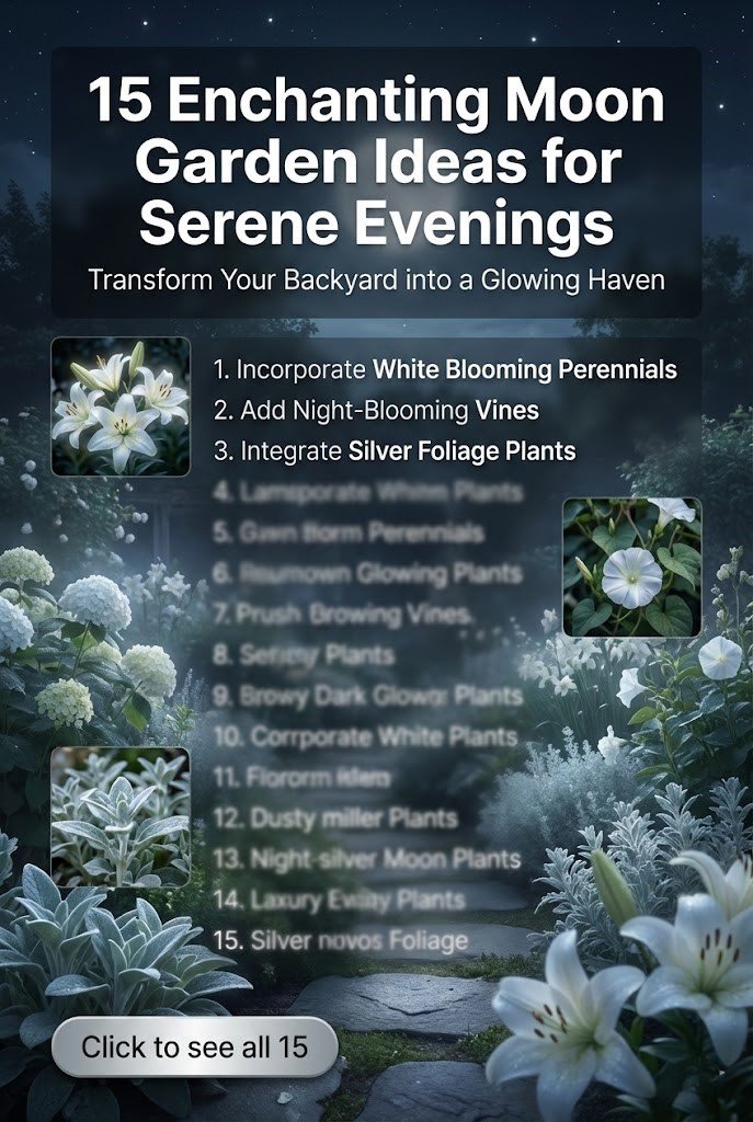 15 Stunning Moon Garden Ideas for Serene Evenings