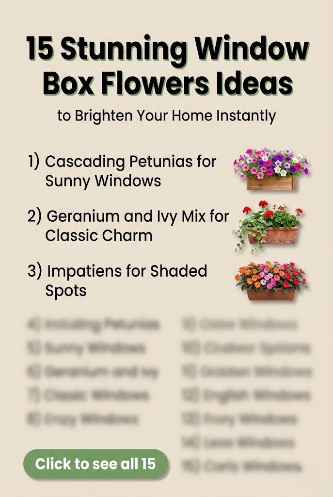 15 Window Box Flowers Ideas You’ll Wish You Knew Sooner