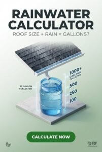 Accurate Rainwater Calculator + Tank Sizing Guide
