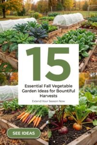 15 Easy Fall Vegetable Garden Ideas for Bountiful Harvests