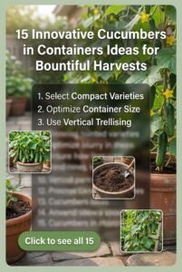 Ultimate 15 Cucumbers in Containers Guide for Success