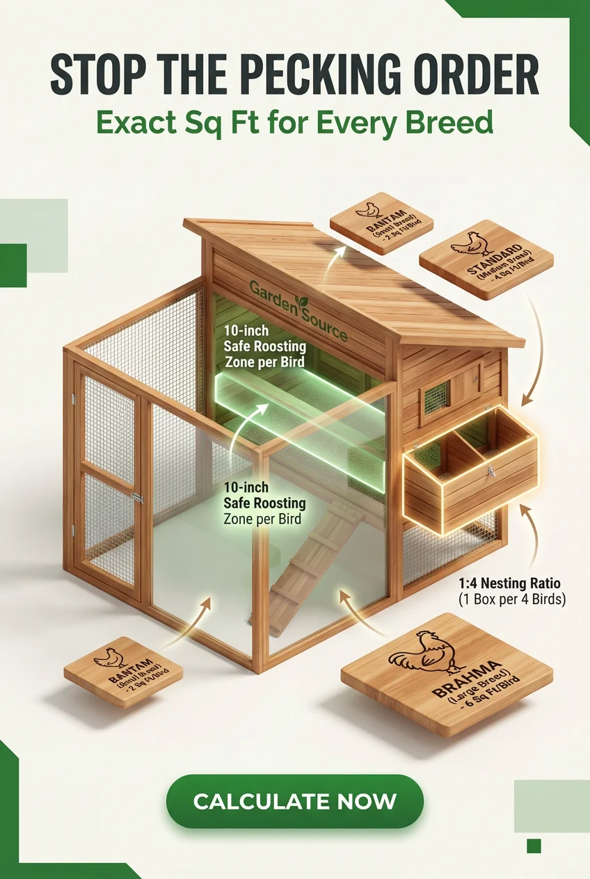 Accurate Chicken Coop Size Calculator & Sizing Guide