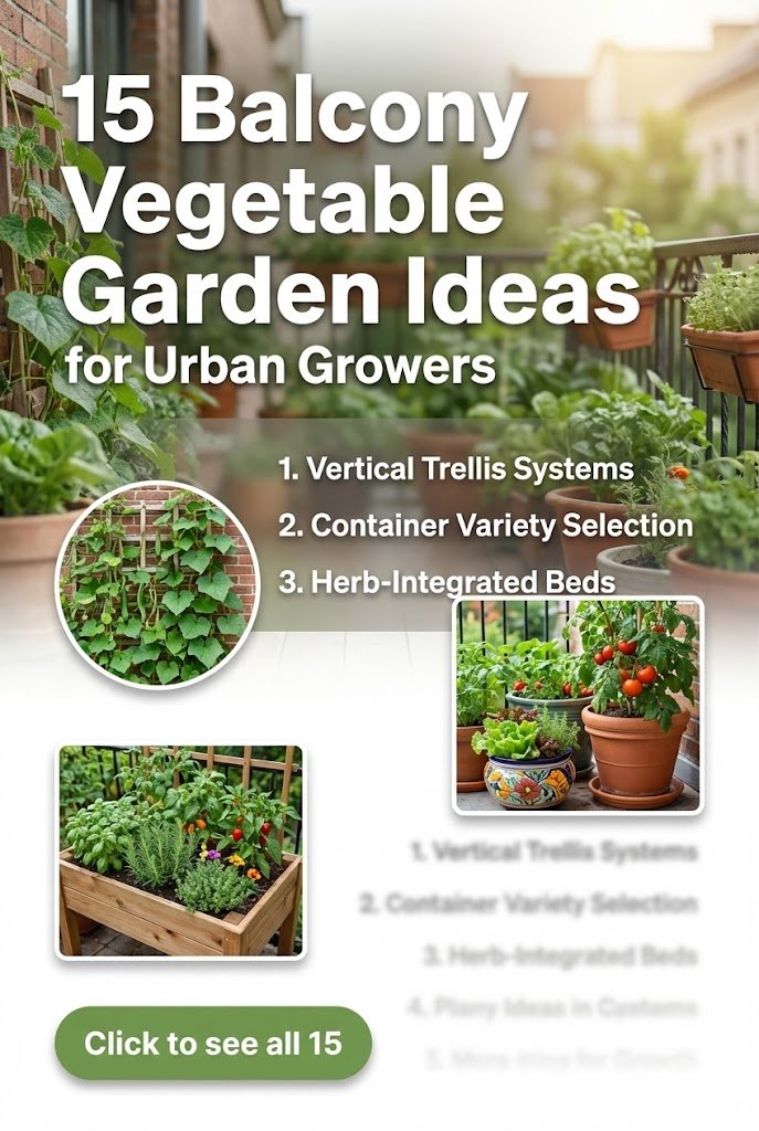 15 Hidden Balcony Vegetable Garden Tricks You Must Try