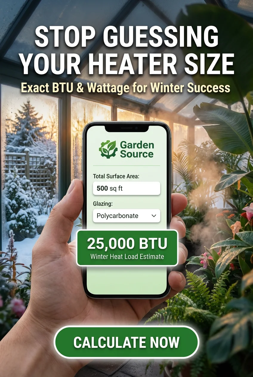Accurate Greenhouse Heater Size Calculator & BTU Guide