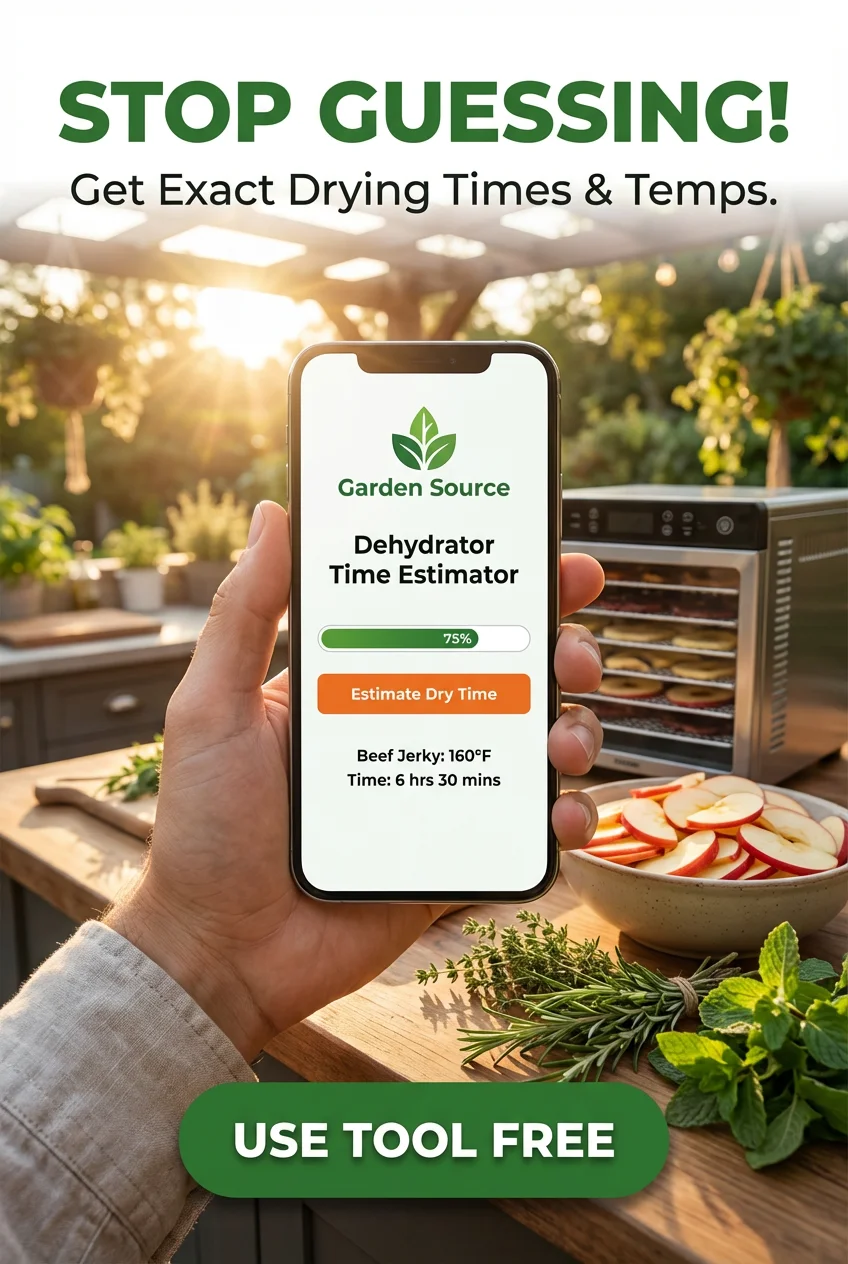 Accurate Food Dehydration Chart & Temperature Safety Guide