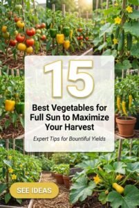 Expert Guide: 15 Top Vegetables for Full Sun Success