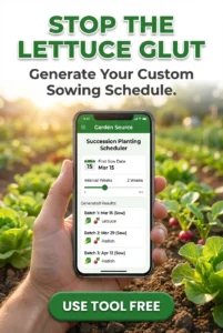 Accurate Succession Planting Scheduler & Sowing Guide