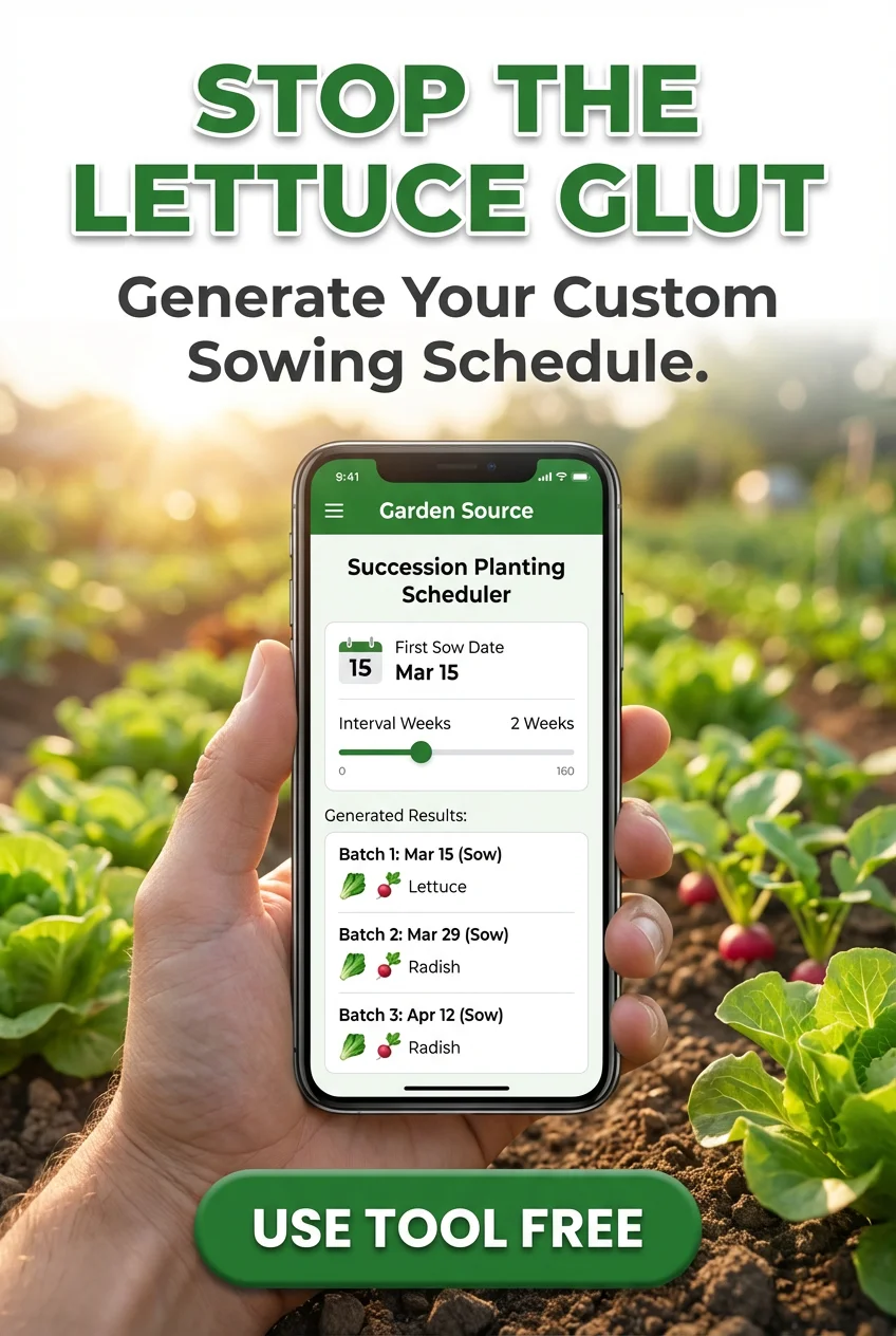 Accurate Succession Planting Scheduler & Sowing Guide