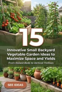 15 Expert Small Backyard Vegetable Garden Ideas for Max Yield