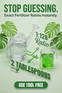 Liquid Fertilizer Diluter: Free Online Mixing Calculator