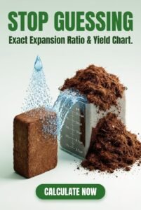 Coco Coir Expansion Calculator: Free Online Yield Tool