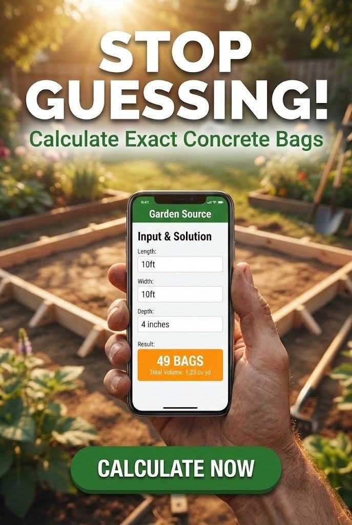 Concrete Bag Calculator: Free Online Slab & Post Tool