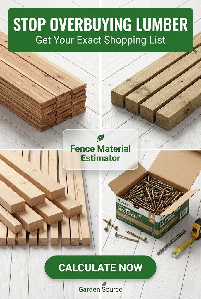 Fence Material Estimator: Free Online DIY Calculator
