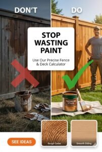 Paint & Stain Calculator: Free Estimate for Fences & Decks
