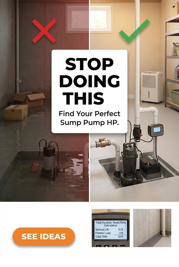 Sump Pump Calculator: Free HP & Battery Sizing Tool