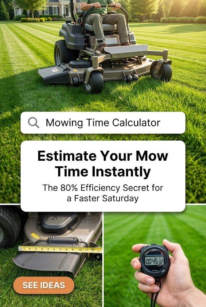 Mowing Time Calculator: Free Instant Lawn Estimate