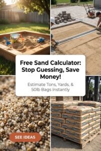 Sand Calculator: Estimate Tons & Bags (Free)