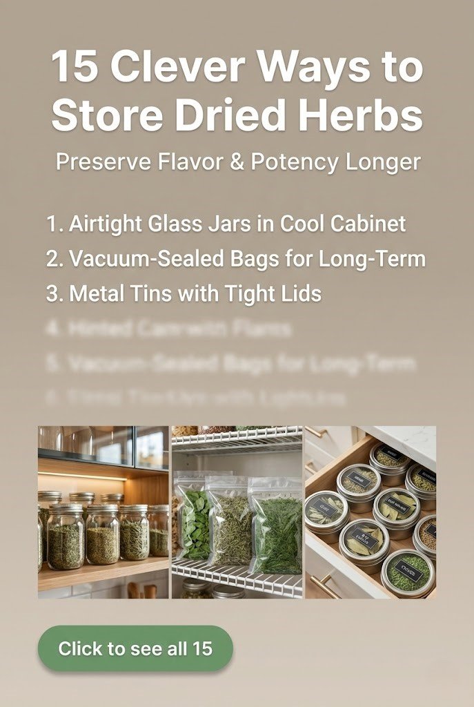 15 Practical Storing Dried Herbs Ideas to Preserve Flavor