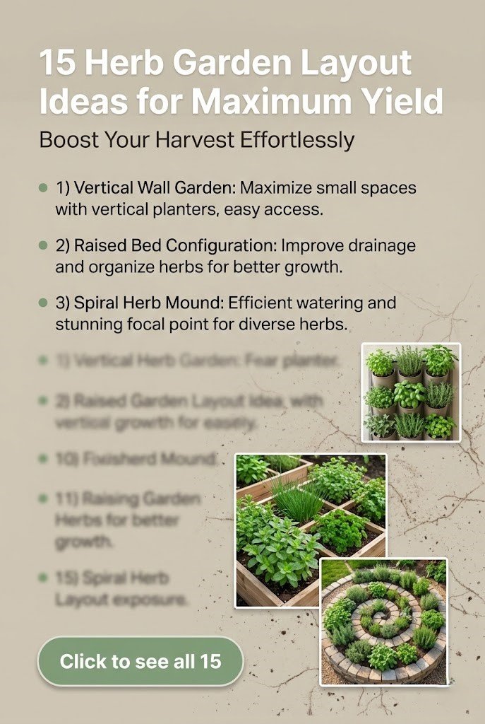 15 Innovative Herb Garden Layout Ideas for Maximum Yield