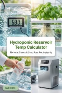 Hydroponic Reservoir Temp Calculator: Free & Instant
