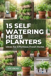15 Innovative Self Watering Herb Planters for Easy Growth