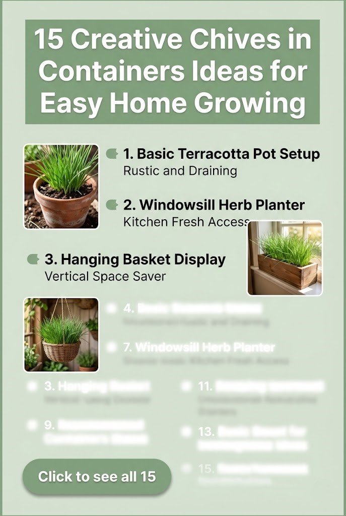 15 Easy Chives in Containers Ideas for Fresh Herbs