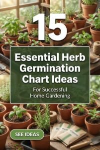 15 Easy Herb Germination Chart Ideas for Bountiful Yields