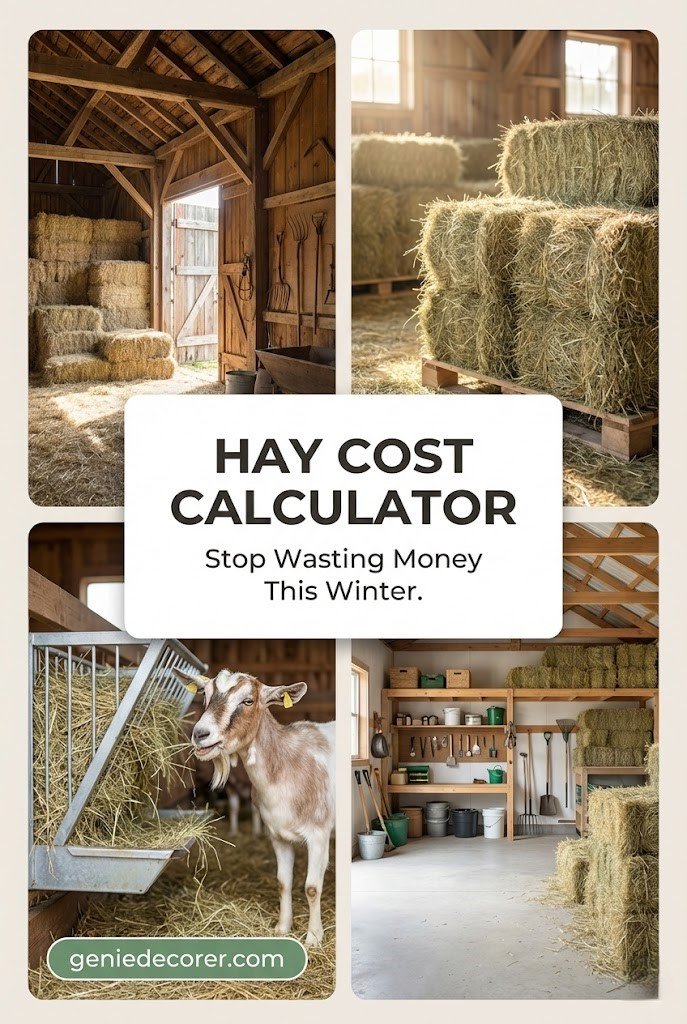 Hay Cost Calculator: Free Goat & Sheep Feed Tool