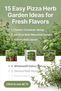 15 Easy Pizza Herb Garden Ideas for Fresh Flavors