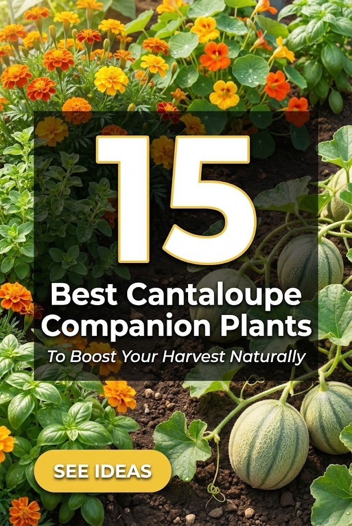 15 Best Cantaloupe Companion Plants for Bigger Yields