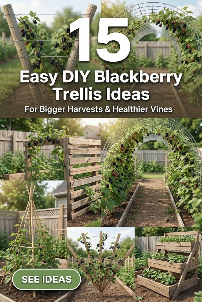 15 Easy Blackberry Trellis Ideas for Bountiful Yields