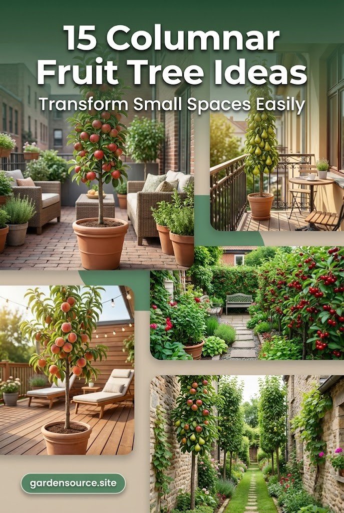 15 Easy Columnar Fruit Trees Ideas for Small Spaces