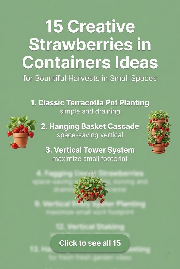 15 Easy Strawberries in Containers Ideas for Bountiful Yields